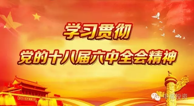 中都投資學(xué)習(xí)貫徹黨的十八屆六中全會精神